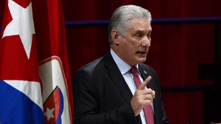 El presidente de Cuba, Miguel Díaz-Canel