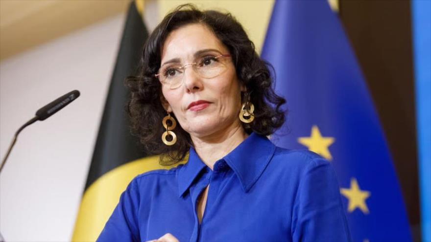 Hadja Lahbib, ministra de Asuntos Exteriores de Bélgica. (Foto: AFP)
