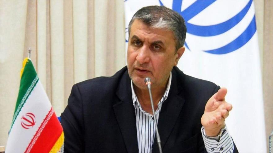 Mohamad Eslami, director de la Organización de Energía Atómica de Irán (OEAI).