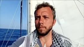 Activista brasileño del barco ‘Madeleine’ se declara en huelga