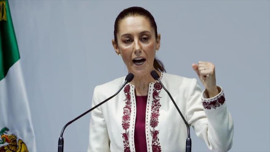 La presidenta mexicana, Claudia Sheinbaum. 