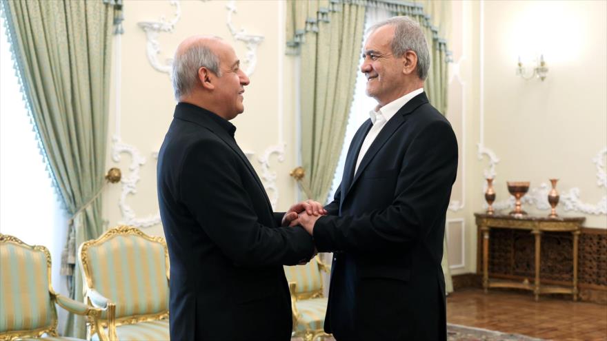 Pezeshkian promete movilizar el apoyo internacional para Gaza