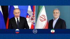 Irán felicita a Putin por Día de Rusia y aboga por afianzar lazos