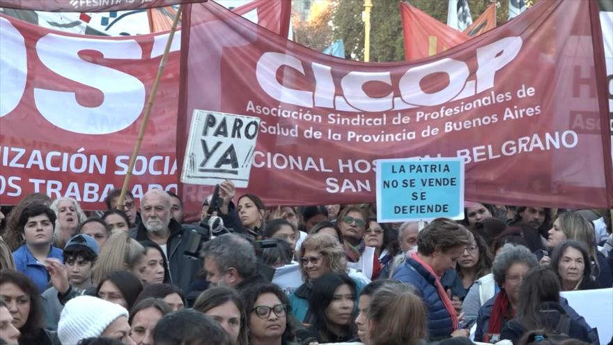 Movilizaciones en repudio a la condena contra Cristina Fernández