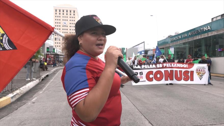 Sin indicios de diálogo, continúa huelga contra la reforma pensional en Panamá