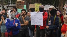 Mexicanos marchan a embajadas cómplices del genocidio palestino