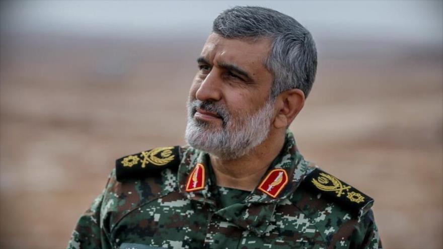 Comandante de la Fuerza Aeroespacial del CGRI de Irán, el general de brigada Amir Ali Hayizade, martirizado en agresión israelí.
