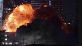 Misil iraní hace volar almacén de armas en Tel Aviv