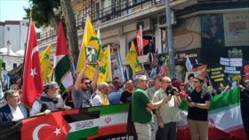 Manifestantes turcos condenan agresión militar israelí contra Irán
