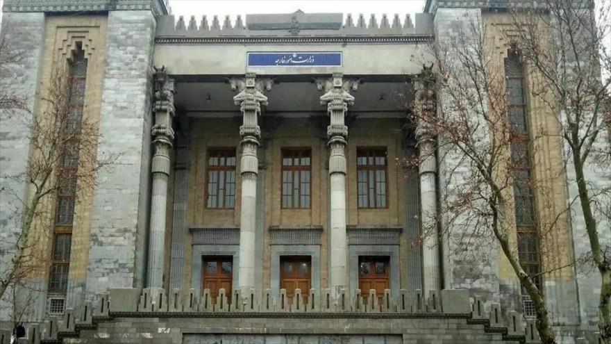 Edificio de la Cancillería de Irán, en Teherán.