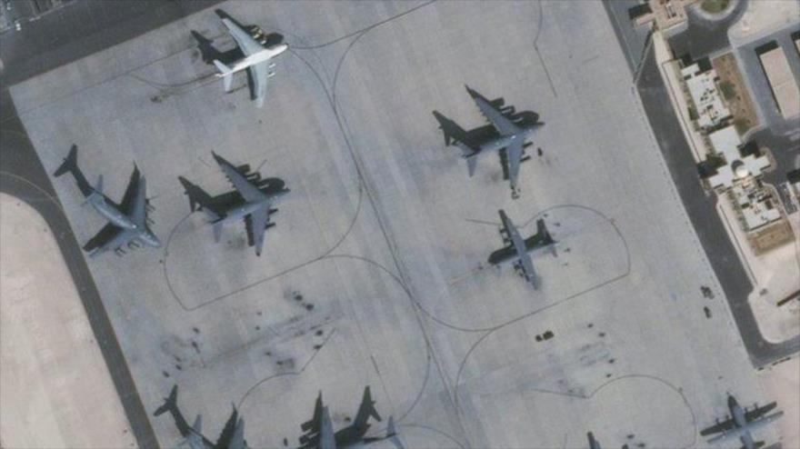 La base aérea Al-Udeid en Catar, la base estadounidense más grande en la región.