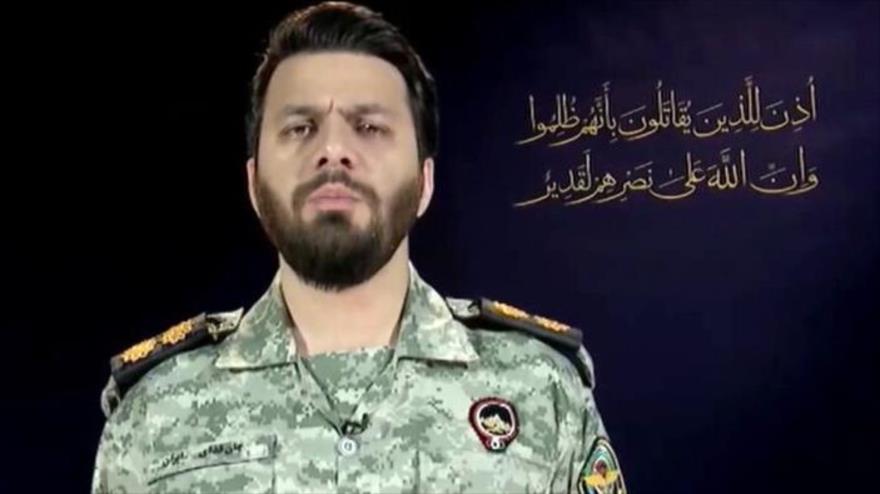 El portavoz del Cuartel General de Jatam Al-Anbia de Irán, el teniente coronel Ebrahim Zolfaqari.