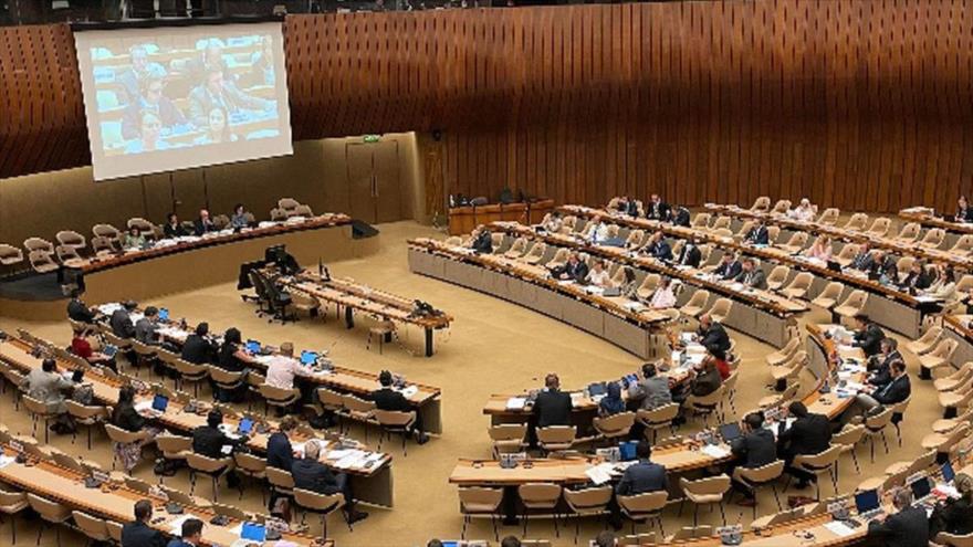 Una reunión de la Conferencia de Desarme de la ONU en Ginebra (Suiza).