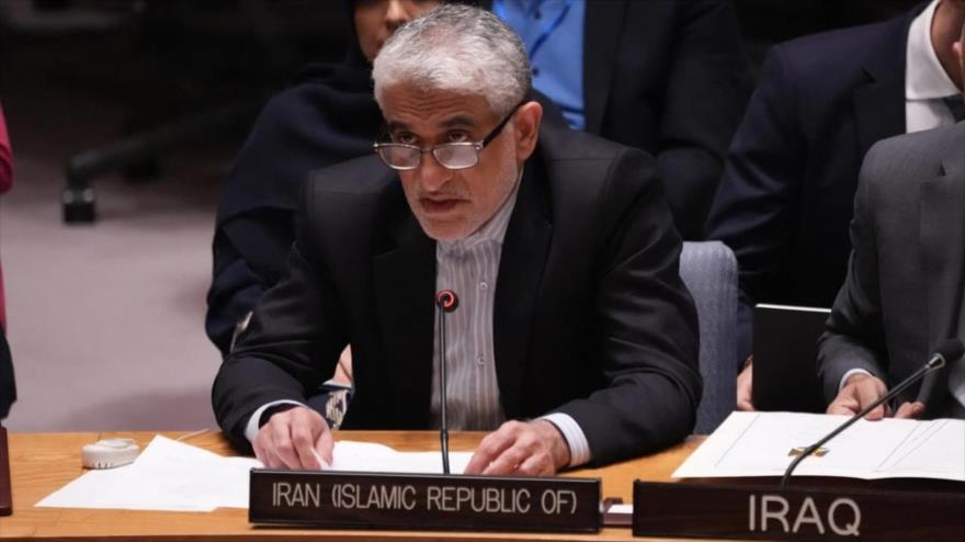 El embajador y representante permanente de Irán ante la Organización de Naciones Unidas (ONU) en Nueva York, Amir Said Iravani.
