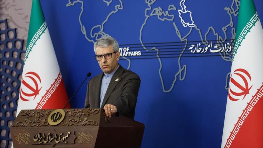 El portavoz de la Cancillería de Irán, Esmail Baqai.