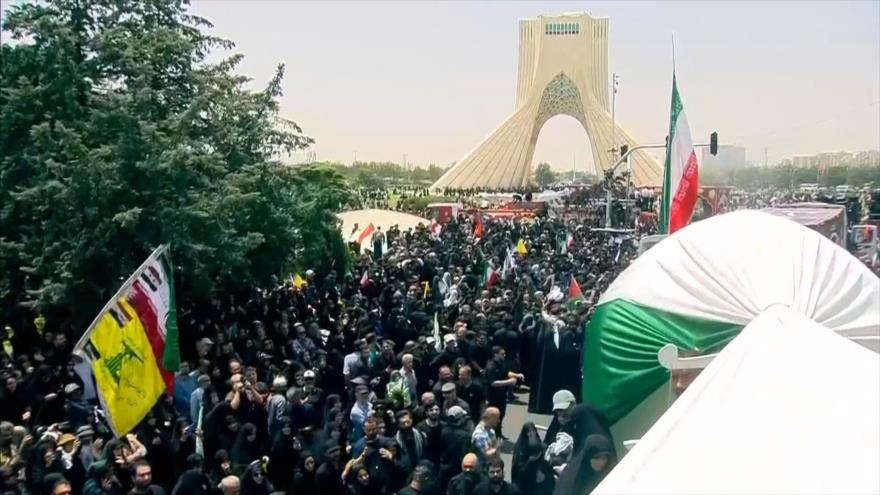 Funeral histórico en Irán deja firme mensaje a la agresión sionista
