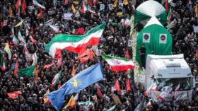 Eco mundial del funeral en Teherán de los mártires de la agresión israelí