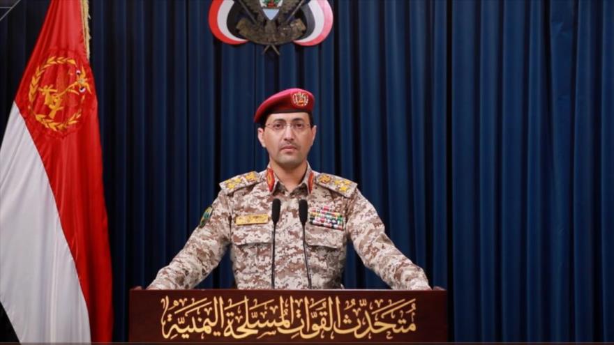 El portavoz de las Fuerzas Armadas de Yemen, el general de brigada Yahya Sari.