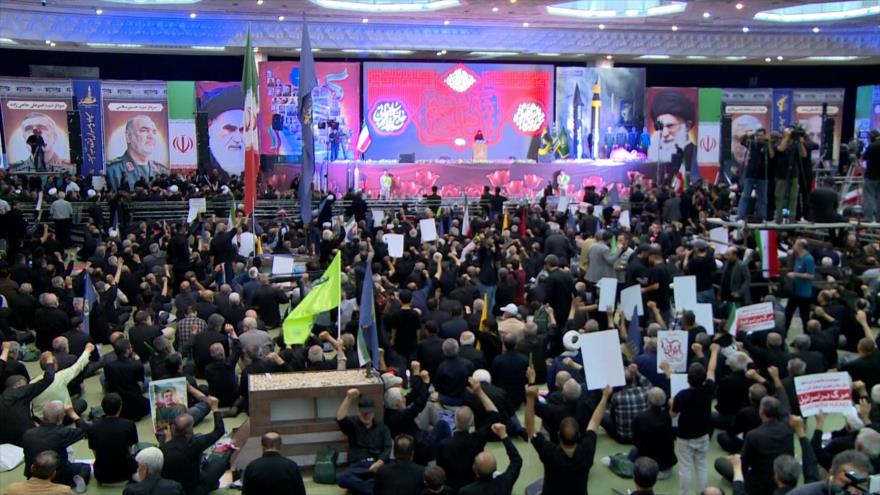 Irán rinde honores a los mártires de la brutal agresión israelí