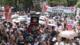 Mexicanos protestan frente a embajada de EEUU contra genocidio en Palestina