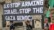 Refutan fallo de tribunal británico sobre venta de armas a Israel