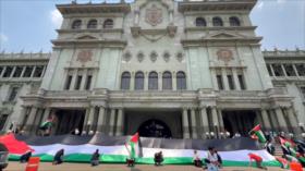 Organizaciones de Guatemala piden al presidente romper lazos con Israel