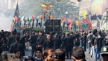 Iraníes conmemoran entre llantos Tasua y martirio del Hazrat Abás (P)