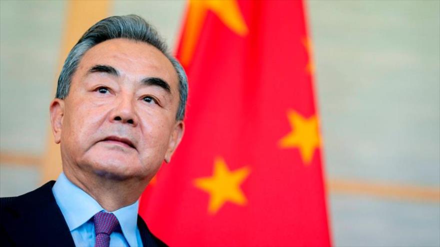 El ministro de Asuntos Exteriores de China, Wang Yi. (Foto: Globovisión)