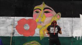 Brigada Muralista en México pide romper con Israel y fin al genocidio