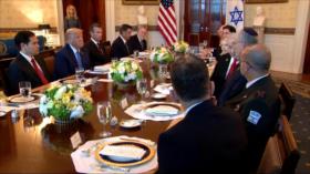 Denuncian crímenes de Netanyahu durante su visita a Washington