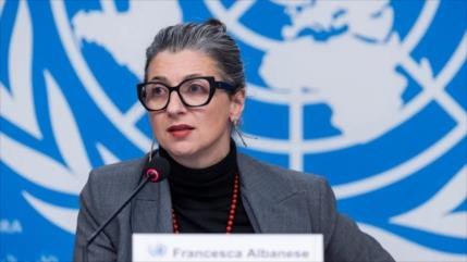EEUU sanciona a la relatora de ONU por denunciar genocidio en Gaza