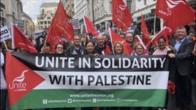 Mayor sindicato británico aprueba boicotear comercio de armas con Israel