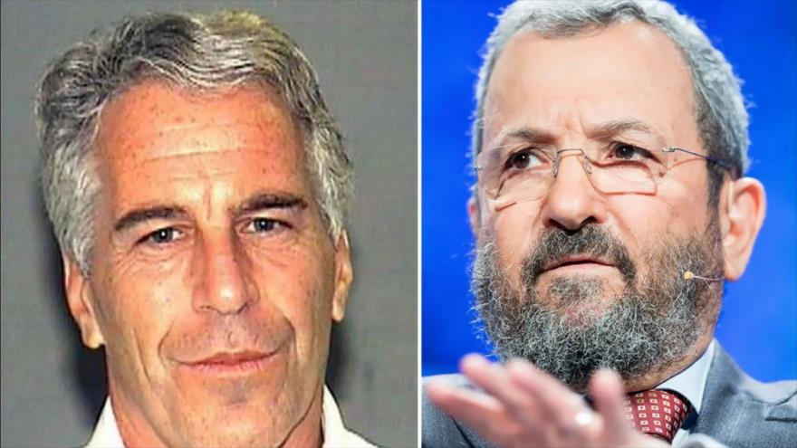 El ex primer ministro israelí, Ehud Barak, (dcha.) y Jeffrey Epstein, empresario dedicado al tráfico sexual infantil.