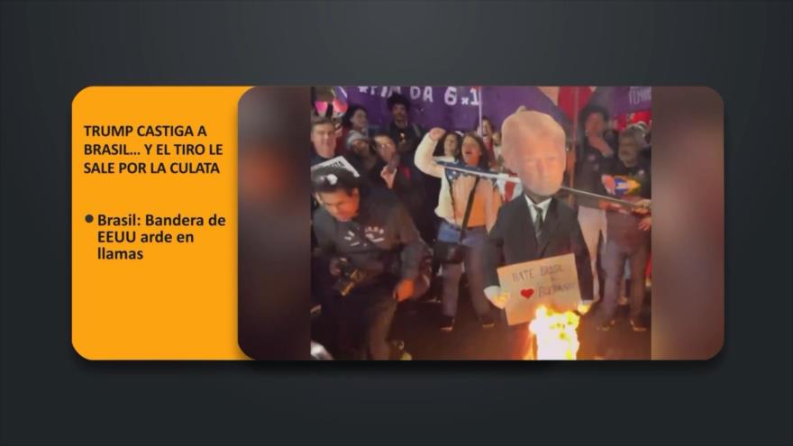 Trump castiga a Brasil y el tiro le sale por la culata | PoliMedios