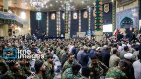 Homenaje a 58 mártires del Ejército iraní caídos en ataques de Israel