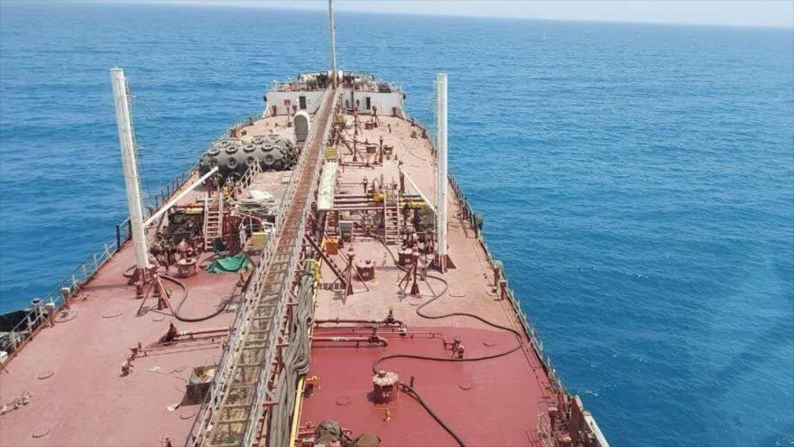 Irán captura petrolero extranjero por contrabando de combustible en el mar de Omán, julio de 2025.