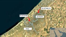 Israel busca ampliar el control territorial sobre la Franja de Gaza