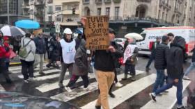 Más represión en Argentina, pensionados reclaman subida de pensiones