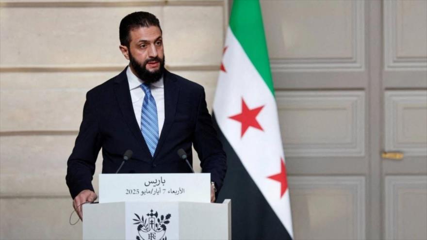El líder del antes grupo Hayat Tahrir al-Sham y ahora partido gobernante en Siria, Abu Mohammad al-Golani.