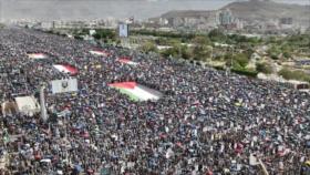 Fotos: Manifestación millonaria de los yemeníes en apoyo a Palestina