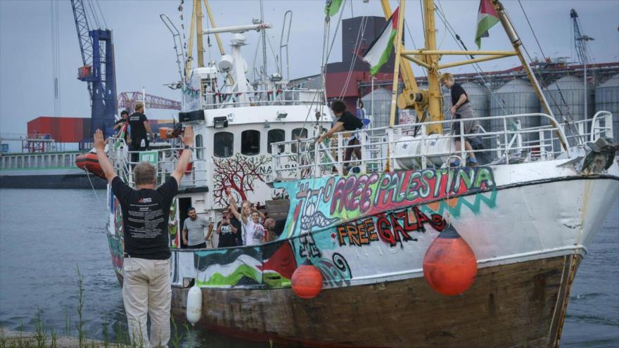 Barco ‘Handala’ de la Flotilla de Libertad.
