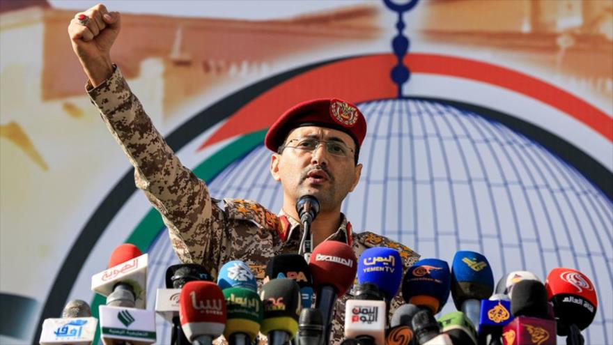 El portavoz de las Fuerzas Armadas de Yemen, el general de brigada Yahya Sari.