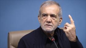 Pezeshkian repudia doble rasero de Occidente en materia de DDHH