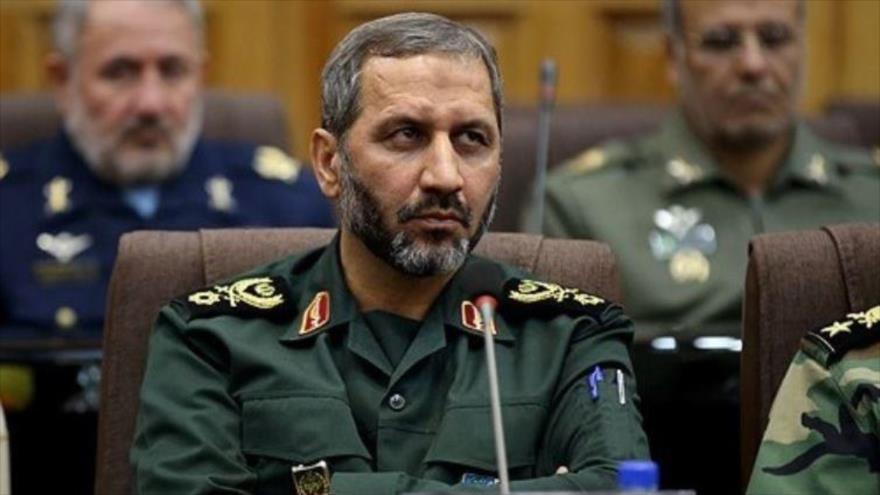 El comandante de la Fuerza Aeroespacial del Cuerpo de la Guardia Revolucionaria Islámica (CGRI), Mayid Musavi. (Foto: X)