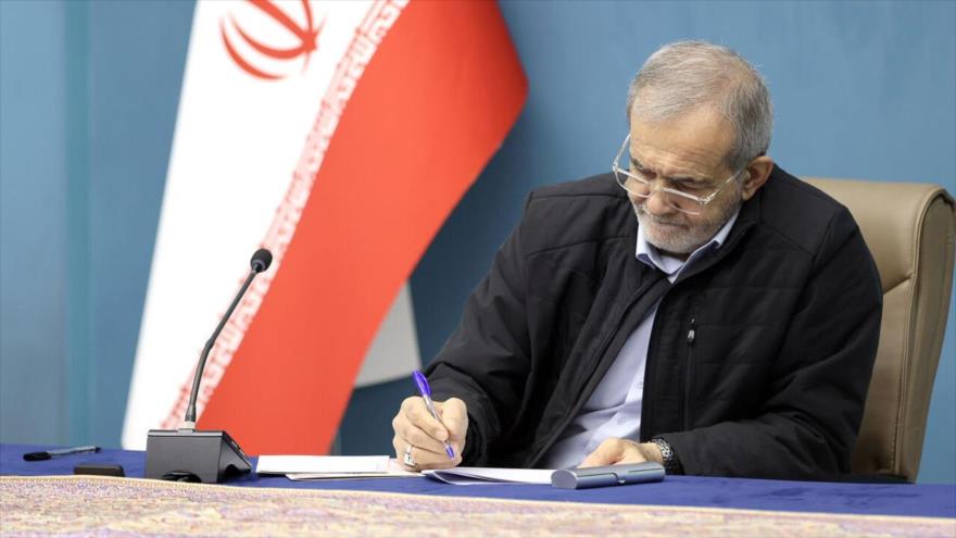 El presidente de Irán, Masud Pezeshkian.