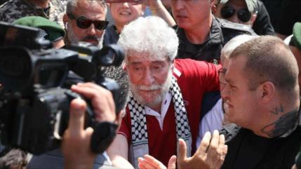 Luchador propalestino Georges Abdallah, liberado tras 41 años preso en Francia