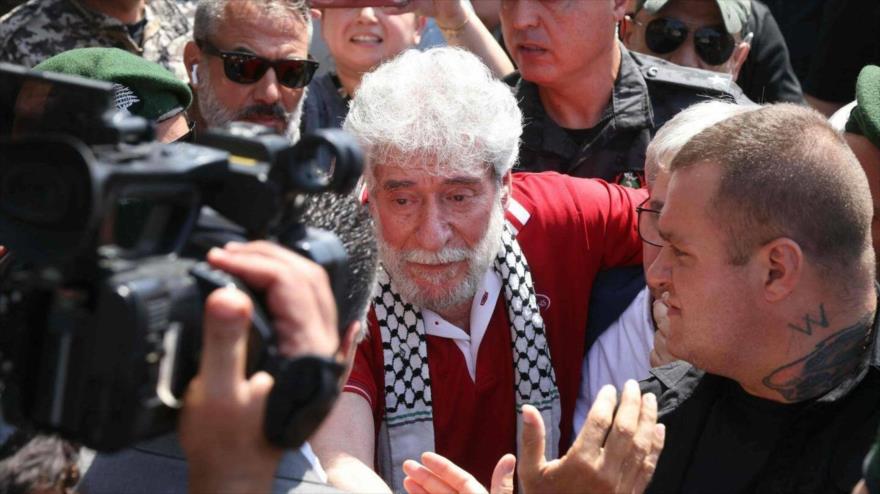 Luchador propalestino Georges Abdallah, liberado tras 41 años preso en Francia