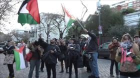 “Cacerolazo” por Palestina frente a embajada egipcia en Argentina