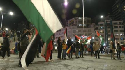 Gaza bajo exterminio, bolivianos se alzan contra el genocidio sionista