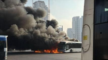 Explosión de un autobús en Tel Aviv deja un muerto